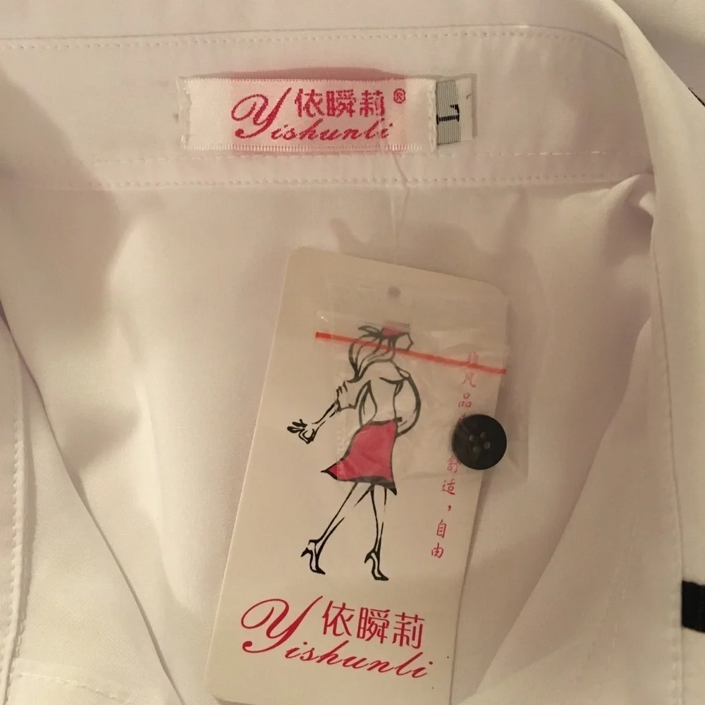 Yishunli button down blouse - Picture 5 of 7